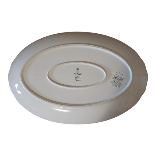 The Pioneer Woman 16 inch Stoneware Serving Platter